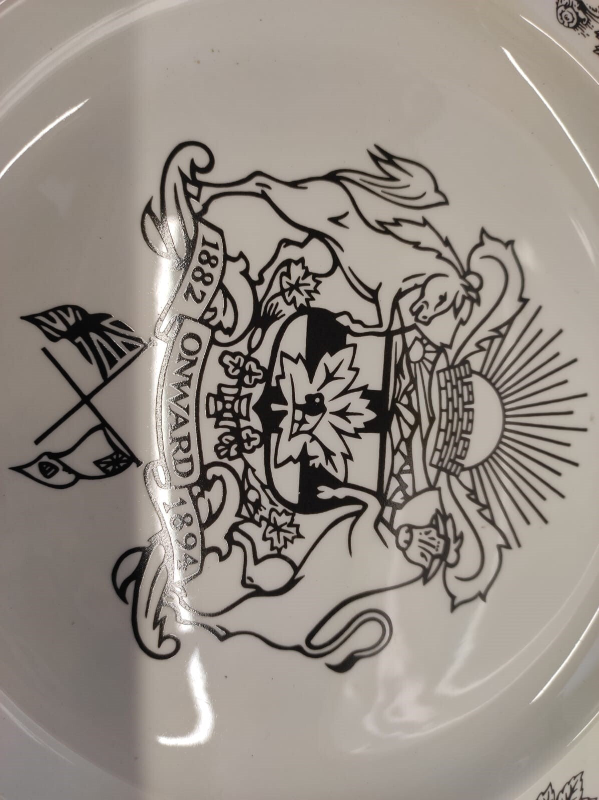 Wedgwood Calgary Centennial Plate 1875-1975