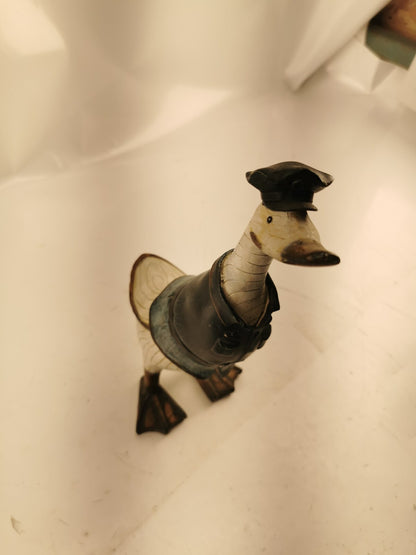 Vintage Tii collection resin Duck police man figurines Hand crafted.