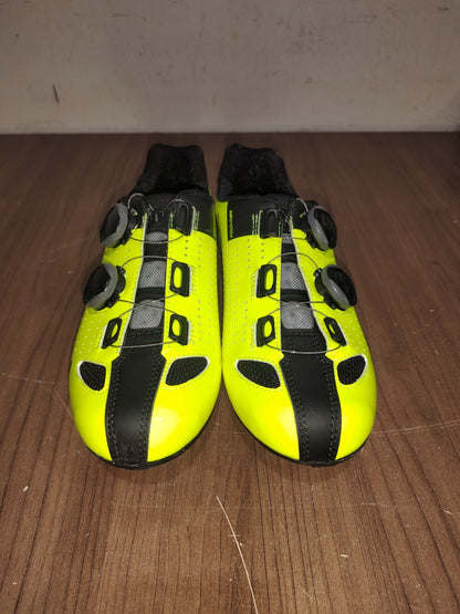 Crono Nylon Cycling Shoes - Neon Green - Size - 39 (EUR)