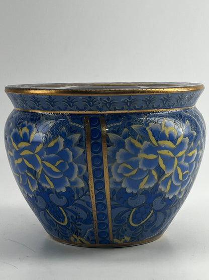 Floral Flower Pot - Hand painted