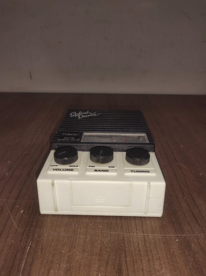 Pollenex Splash Dance AM/FM Shower Radio Vintage 1987 Model SR1 White