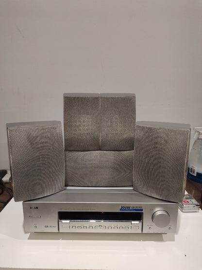 RCA RT2370 5.1 Channels Home Theater Audio Video Receiver W/ Speakers+Subwoofer