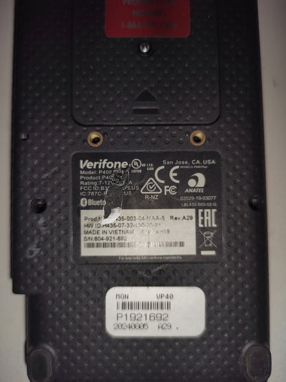 Verifone P400 Plus Stripe Credit Card Terminal