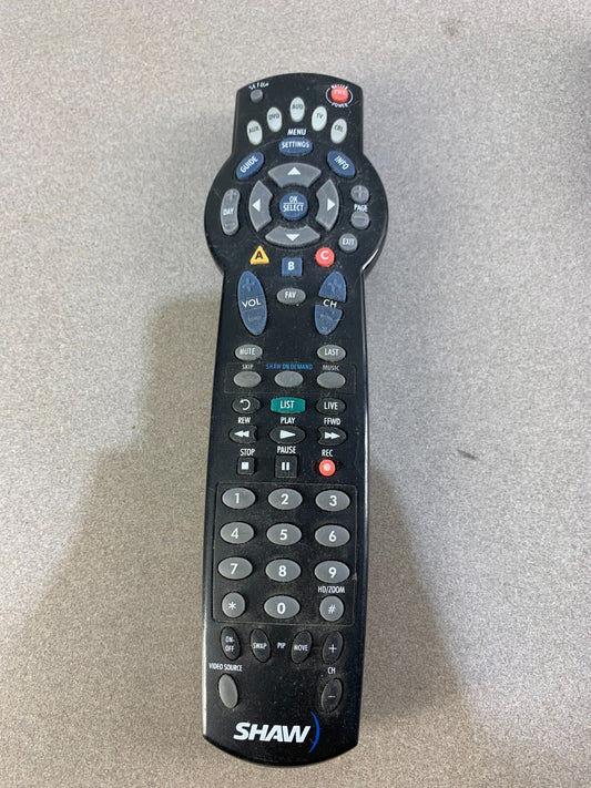 Atlas Shaw DVD PVR 5 device Universal Remote Control Works