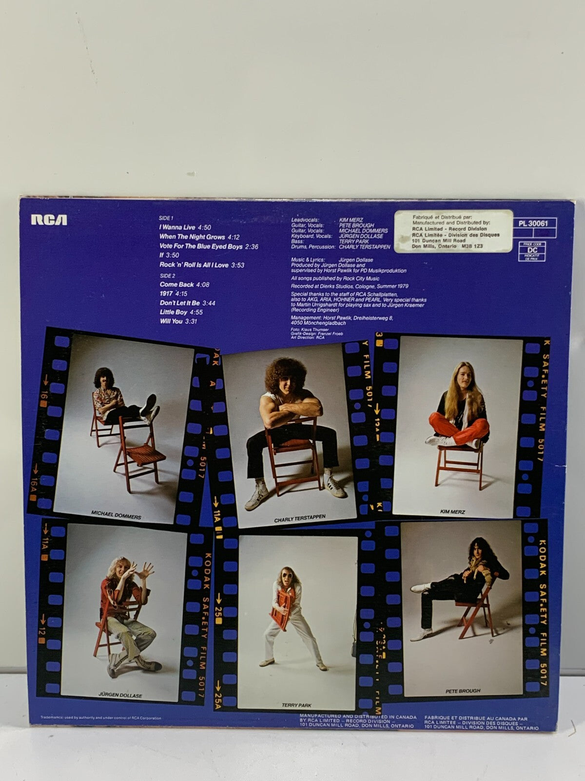 Wallenstein ‎– Blue Eyed Boys (LP, Vinyl)