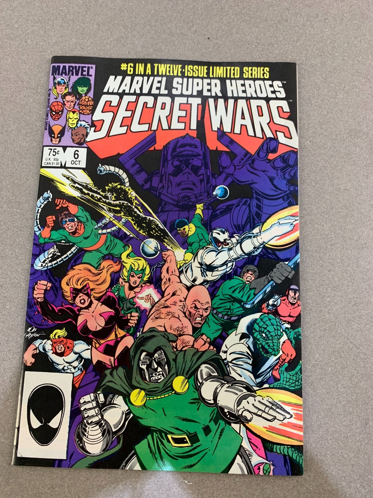 Secret Wars #6 (1984) VF/NM Marvel Super-Heroes 12-Issue Series Doom, Klaw