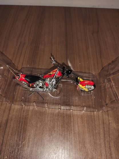 ORANGE COUNTY CHOPPERS - Calgary Flames Blasty - Ertl Bike Diecast 1:18 Scale