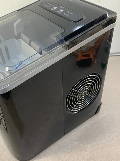 Frigidaire Self-Cleaning Ice Maker, Stainless Steel, Black