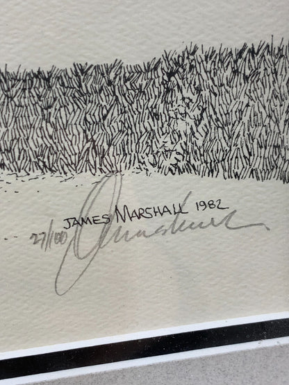 Alberta Farmhouse by artist James Marshall, 27/100