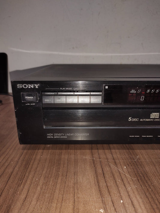 Sony CDP-C425 5 Disc CD Player Changer