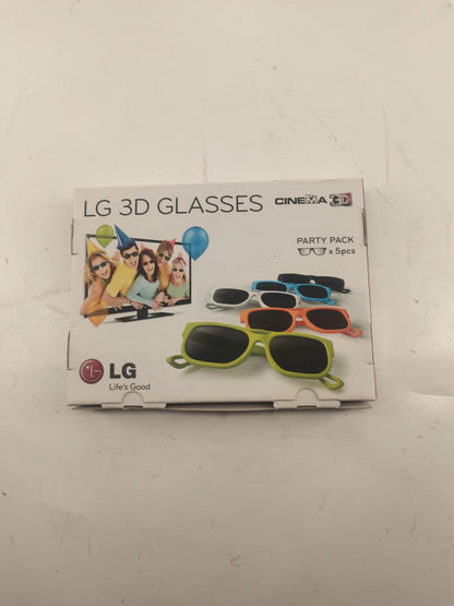 LG NEW Lot 5x Cinema 3D Glasses AG-F215 Party Pack Family Bundle Multicolor