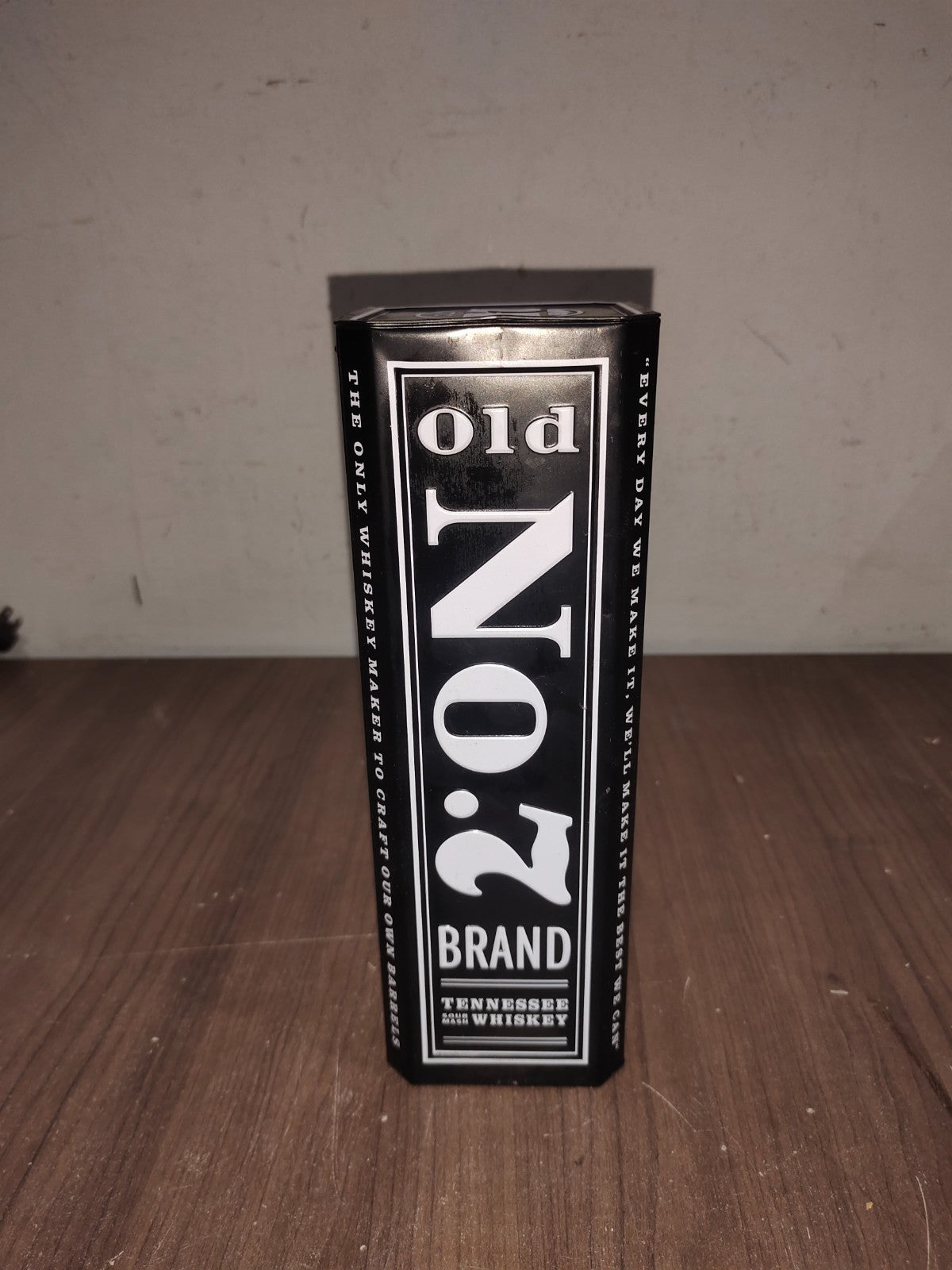 Hinged Lid Jack Daniel's Tin Storage Collectible Container Can