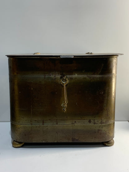 Antique Metal Trunk