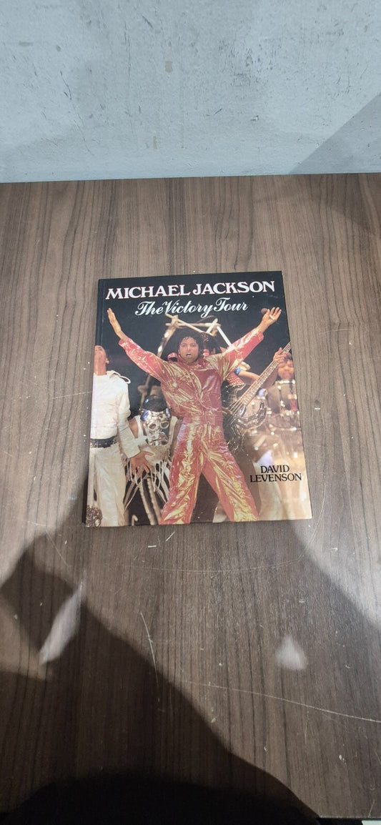 Michael Jackson The Victory Tour Hardcover Book By David Levenson 1984 King Pop
