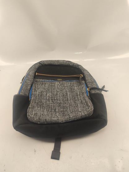 FOSSIL BACKPACK Padded Laptop Bag. Preowned - Vibrant Blue Accent Color Durable