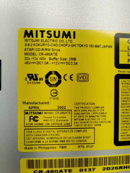 VINTAGE MITSUMI MODEL CR-4804TE CD-RW DRIVE