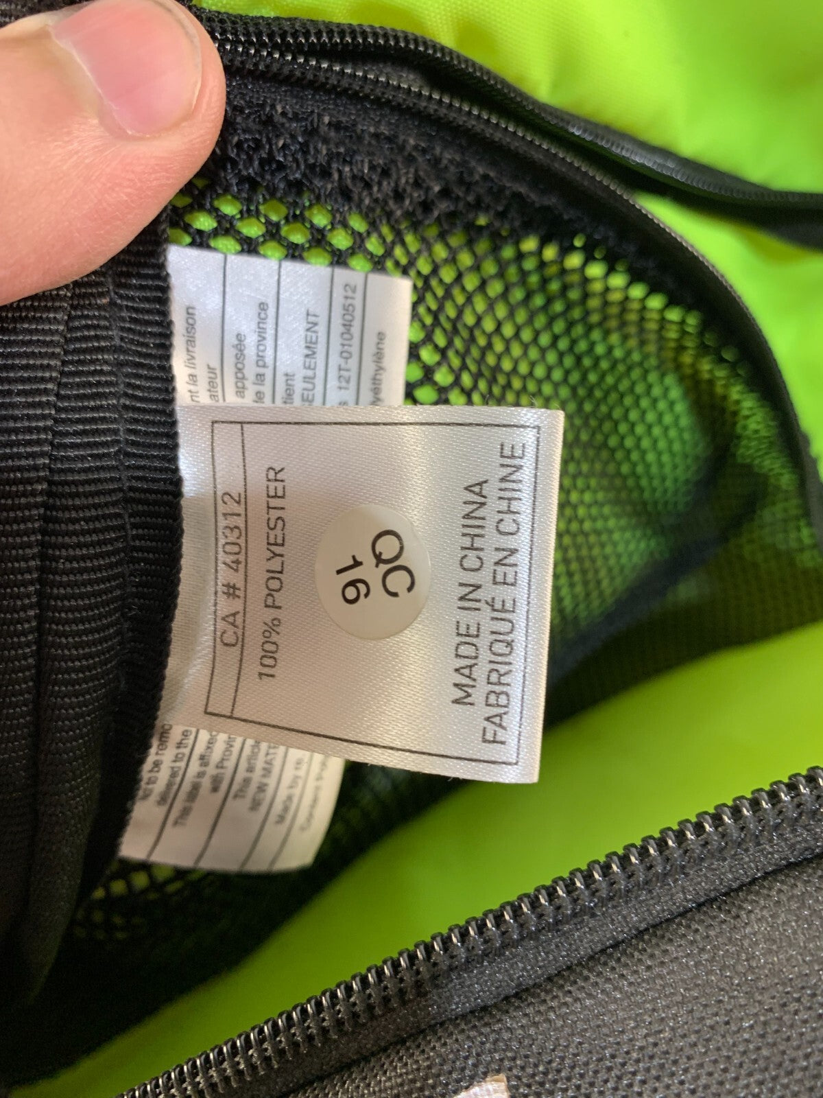 ADIDAS BACKPACK LUGGAGE BAG 40312 LIME GREEN INTERIOR SHOE COMPARTMENT 19" Black