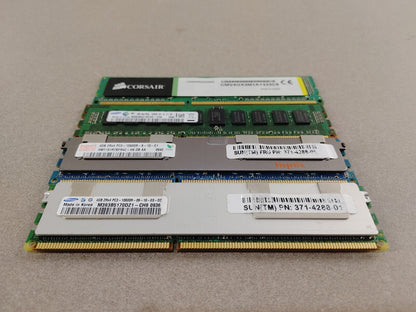 GREAT CONDITION 16GB DDR3 10600 4 DIMMs PACK (2 w/ Heatsink)