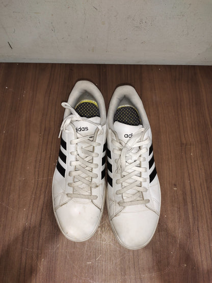 Adidas Neo Baseline Men's AGW9195 Tennis Shoes White Black - Size - 13(US)