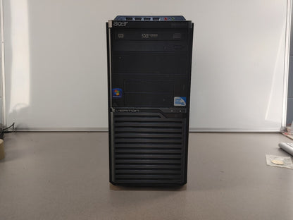 ACER VERITON E5800 3.2GHz 4GB RAM 320GB HDD Windows 10 PRO Black Fair Condition