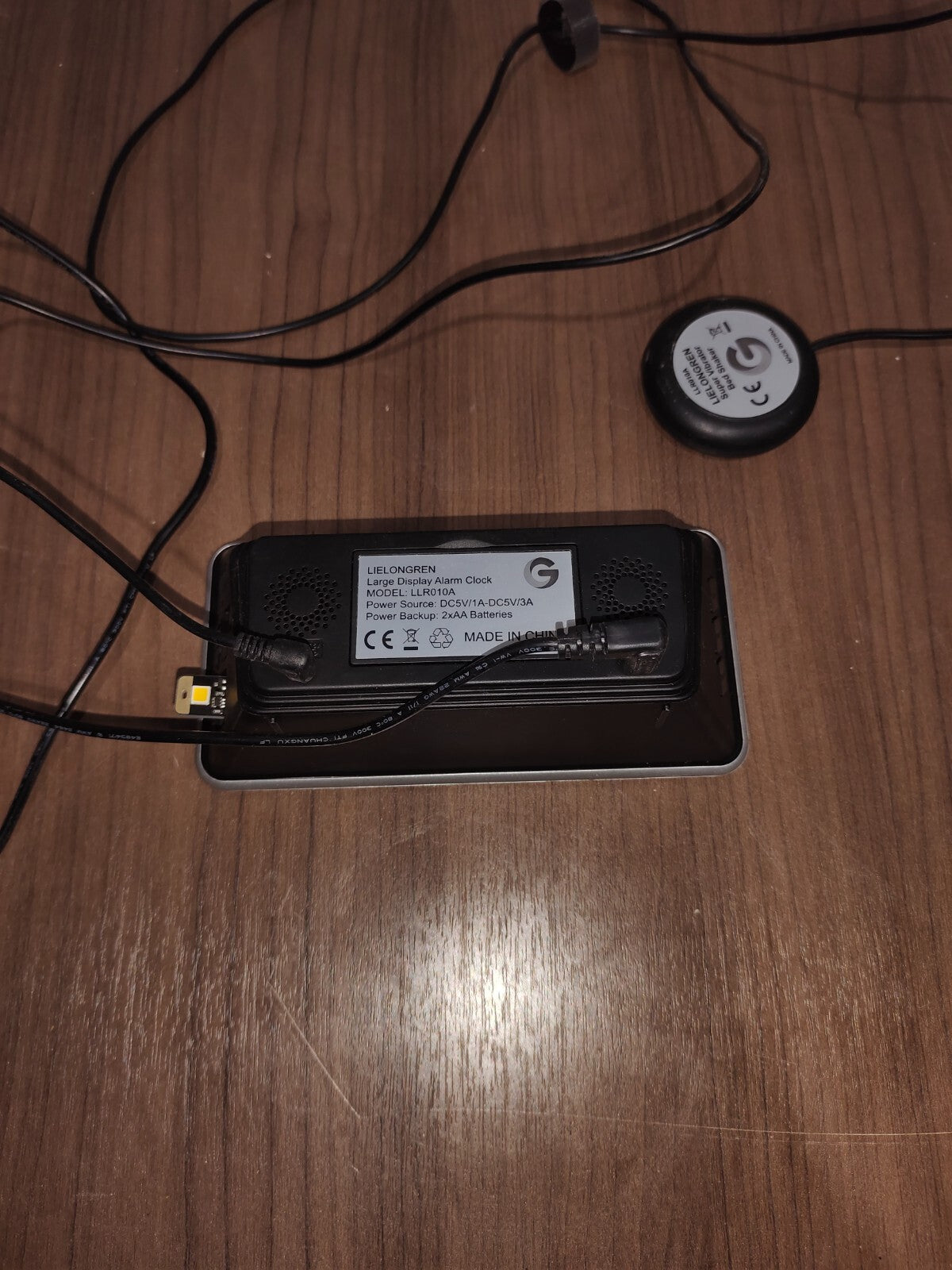 Lielongren Loud Digital Alarm Clock LLR010A with 2 USB Ports