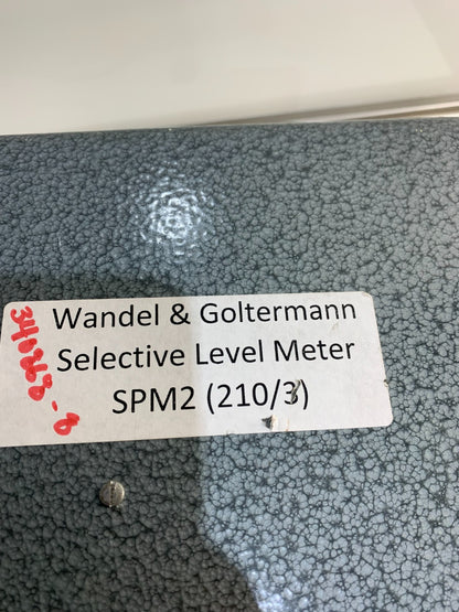 Wandel & Goltermann SPM-2 / SPM2 Selective Level Meter