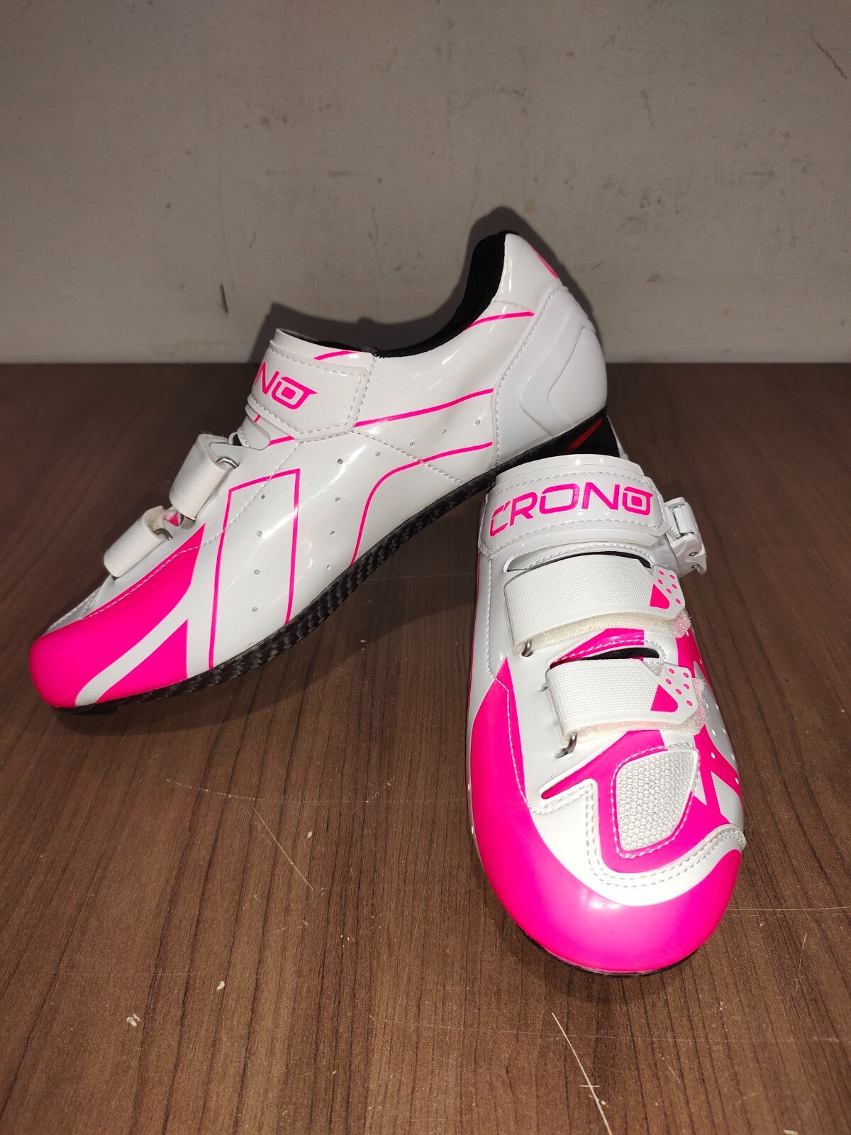 Crono Nylon Cycling Shoes - Neon Pink - Size - 41 (EUR)
