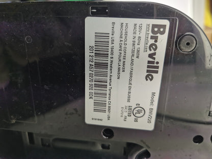 Breville Nespresso model BNV220 Power tested ONLY