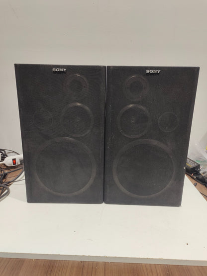 Sony SS-D115 Bookshelf Speakers 3Way Black Wood