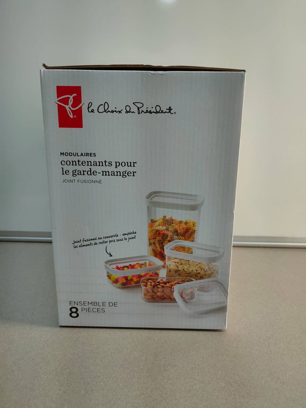 President's Choice modular pantry storage containers fused seal 8 pieces