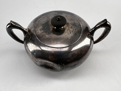 Vintage Wm A Rogers Silver Plate Tea Pot Set - 3pcs