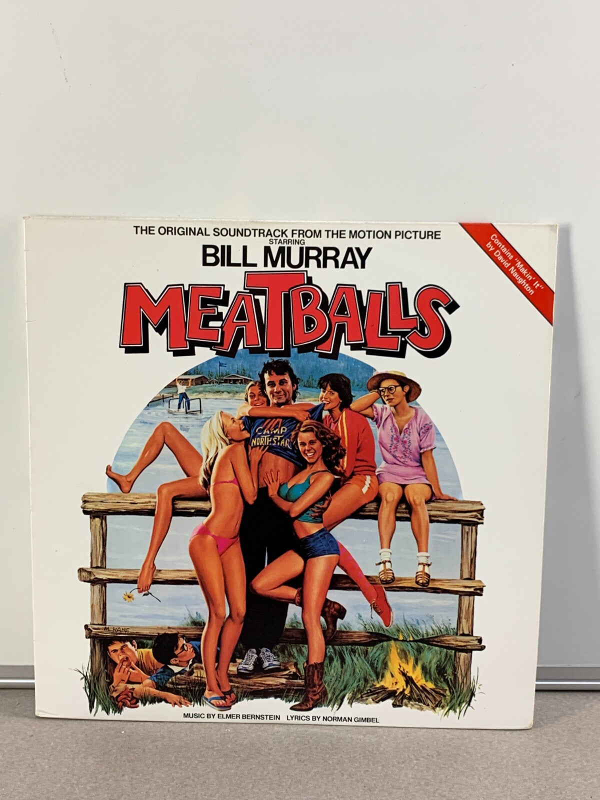 Vtg 1979 MEATBALLS Movie OST Soundtrack BILL MURRAY Lp VINYL
