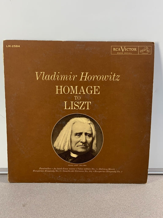 Vladimir Horowitz, Franz Liszt -Homage To Liszt (LP, RE) LM-2584