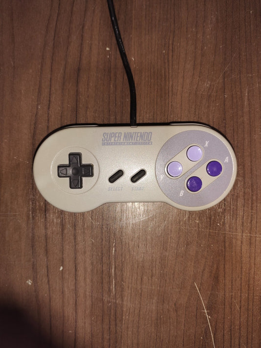 VINTAGE SUPER NINTENDO SNES ORIGINAL AUTHENTIC CONTROLLER SNS-005