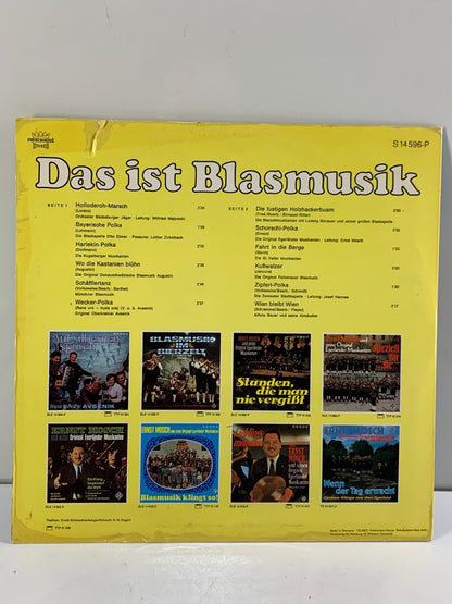 DAS IST BLASMUSIK - Die grosse blasorchester-Parade - German 12-track vinyl LP