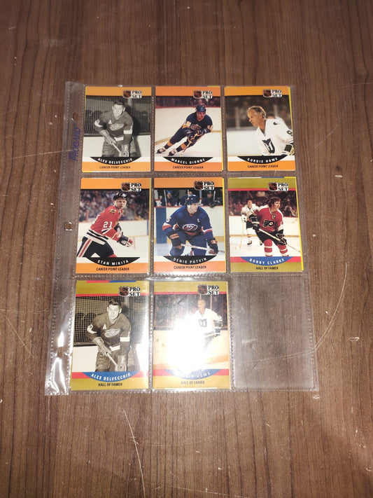 Rare Collectible NHL - Assorted Cards (Set - 1) PRO-SET - Set of 16 Cards