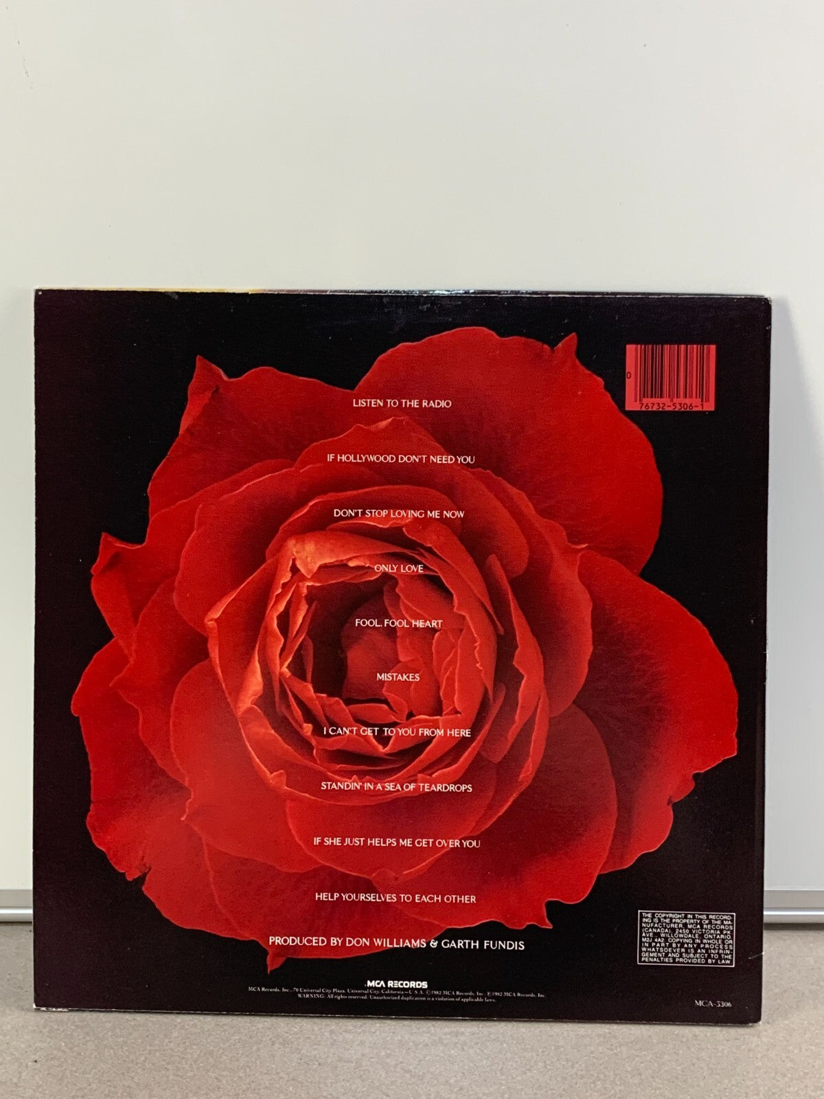 Don Williams – Listen to the Radio - LP Vinyl 1982 Country