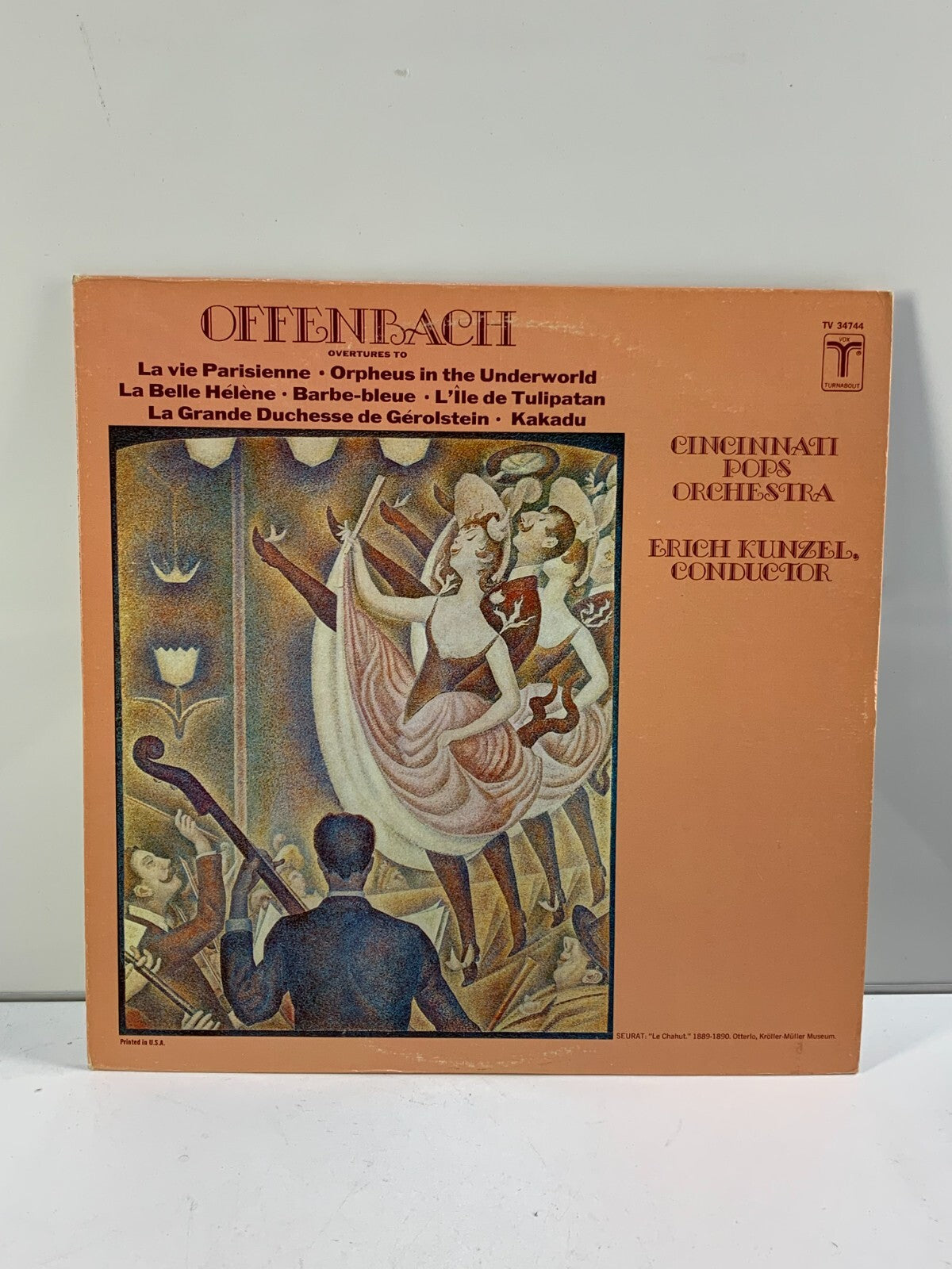 Cincinnati Pops Orch, Erich Kunzel – Offenbach Overtures (Turnabout – TV 34744)
