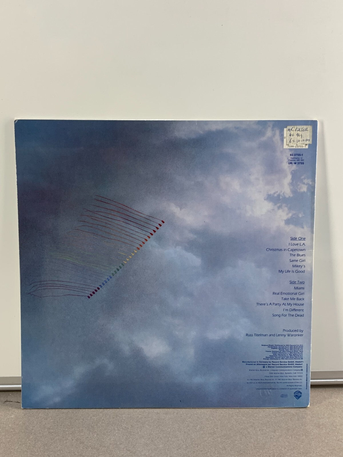 Randy Newman – Trouble In Paradise LP Vinyl 1983 Warner Bros.
