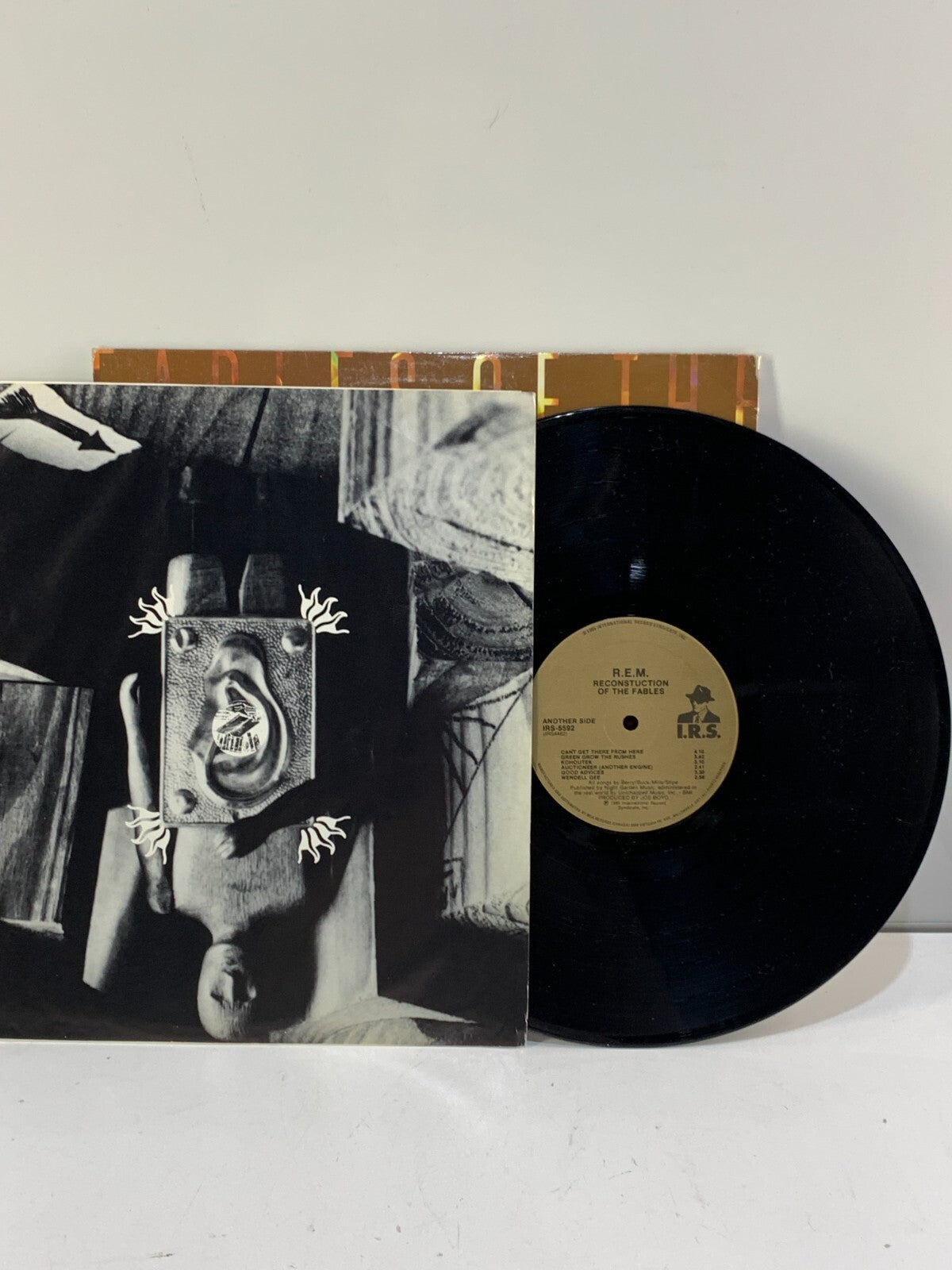 Vtg 1985 R.E.M. Album FABLES OF THE DECONSTRUCTION Lp 1ST PRESS Vinyl OG NR MINT