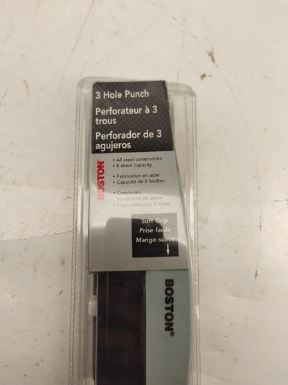 Boston 3 Hole Punch - Soft Grip