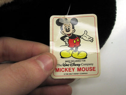 Vintage Disneyland Walt Disney World Mickey Mouse Plush Stuffed Toy NEW WITH TAG