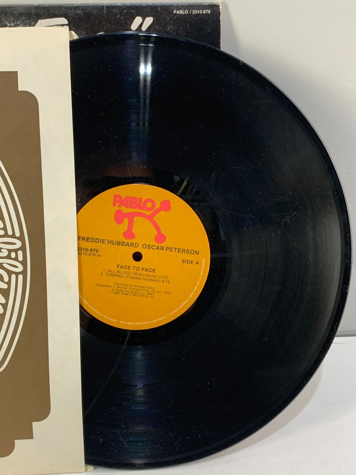 Freddie Hubbard & Oscar Peterson - Face To Face (Vinyl LP - 1982 - US -Original)