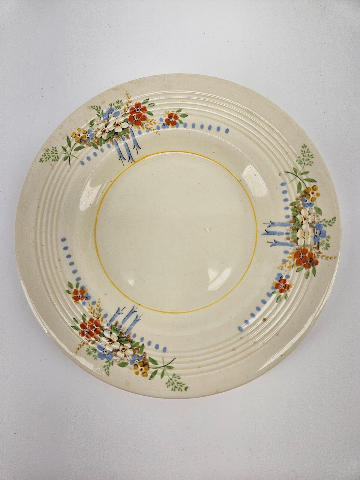Vintage Deanna Ivory Ware England Dinner Plates 6"
