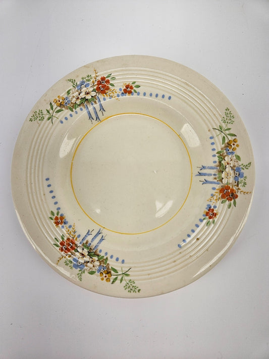 Vintage Deanna Ivory Ware England Dinner Plates 6"
