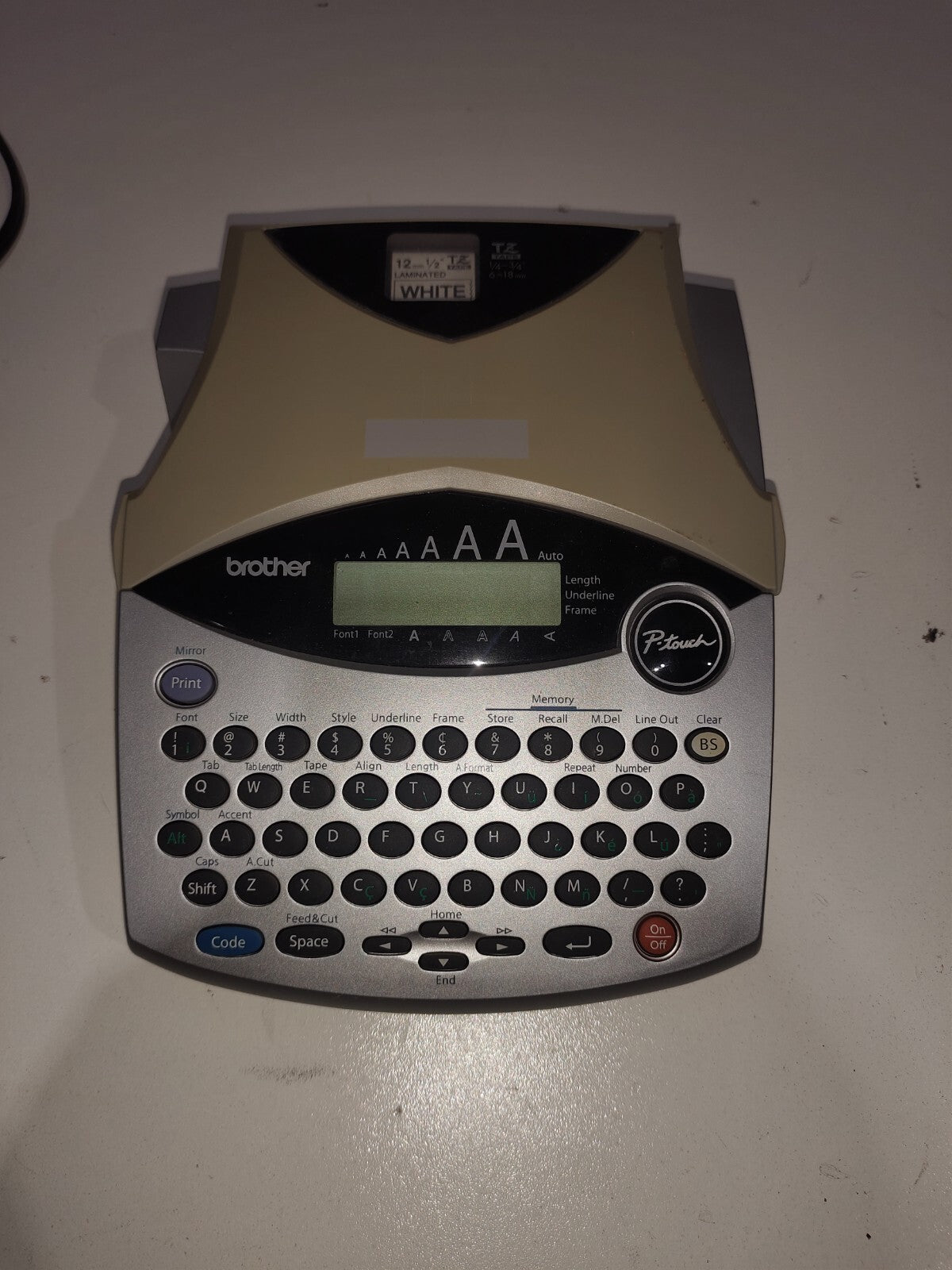 Brother P Touch Electronic Labeling System PT-1950 label printer - Untested