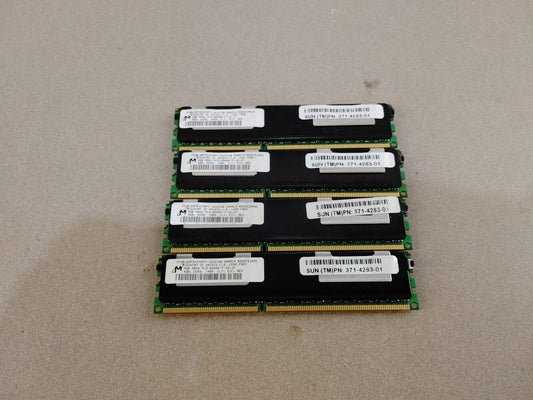 GREAT CONDITION 16GB DDR3 8500R 4 DIMMs with heatsink PACK
