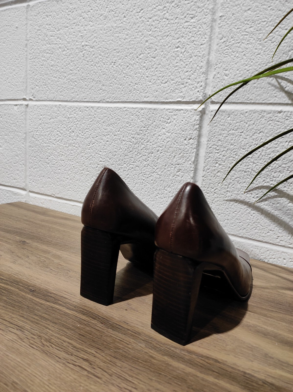 Aldo Women's Size 37 (US 6.5) High Heel Wedge Shoes Coffee Brown