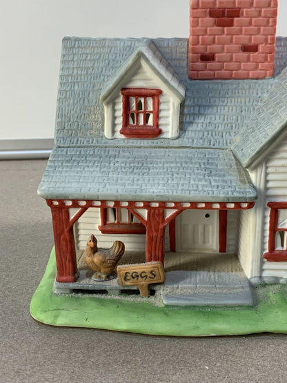 Vintage Partylite The Farmhouse P0532 Farm House Candle Holder NIB Chicken