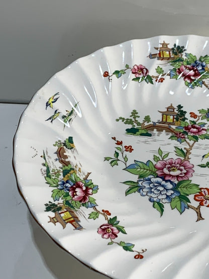 Crown Staffordshire Cake Stand Pagoda Pattern
